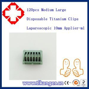 120 st Engangsklämma för Laparoscopic Clip Applier Applicator 4 Storlek