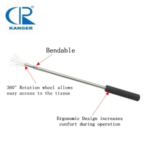 Fabrikat Ø10X350mm Fixed Fläkt Retractor Laparoskopi Endoskopi CE Toppförsäljning CE